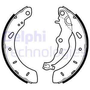 DELPHI Комплект тормозных колодок LS2062