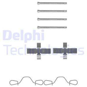 DELPHI Комплектующие, колодки дискового тормоза LX0041