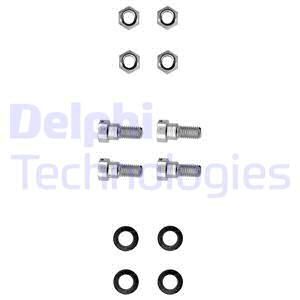 DELPHI Комплектующие, колодки дискового тормоза LX0116