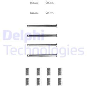 DELPHI Комплектующие, колодки дискового тормоза LX0177