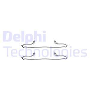 DELPHI priedų komplektas, diskinių stabdžių trinkelės LX0223