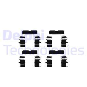 DELPHI Комплектующие, колодки дискового тормоза LX0225