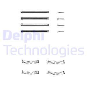 DELPHI Комплектующие, колодки дискового тормоза LX0233