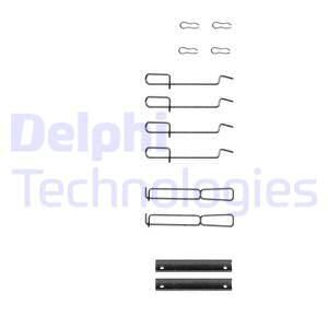 DELPHI Комплектующие, колодки дискового тормоза LX0262