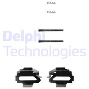 DELPHI Комплектующие, колодки дискового тормоза LX0320