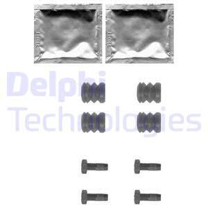 DELPHI priedų komplektas, diskinių stabdžių trinkelės LX0355