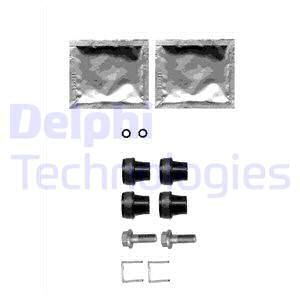 DELPHI Комплектующие, колодки дискового тормоза LX0357