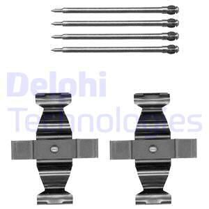 DELPHI Комплектующие, колодки дискового тормоза LX0546