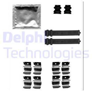 DELPHI Комплектующие, колодки дискового тормоза LX0559