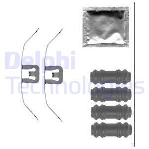 DELPHI Комплектующие, колодки дискового тормоза LX0564