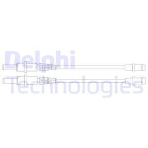 DELPHI įspėjimo kontaktas, stabdžių trinkelių susidėvėjim LZ0161