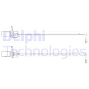 DELPHI įspėjimo kontaktas, stabdžių trinkelių susidėvėjim LZ0250