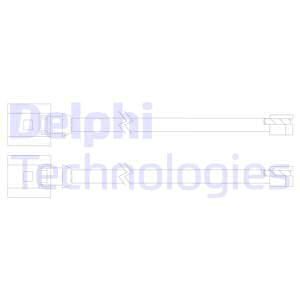 DELPHI Сигнализатор, износ тормозных колодок LZ0255
