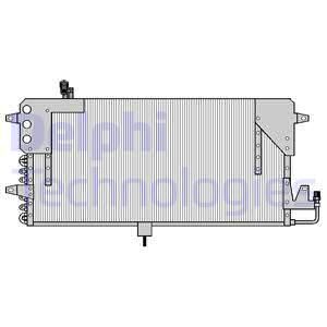 DELPHI Конденсатор, кондиционер TSP0225073