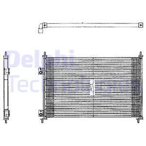 DELPHI Конденсатор, кондиционер TSP0225209