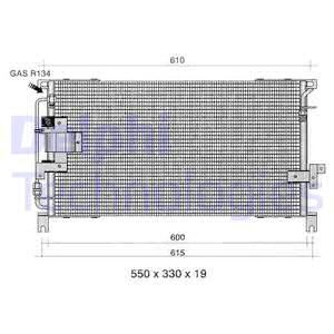 DELPHI kondensatorius, oro kondicionierius TSP0225337
