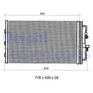 DELPHI kondensatorius, oro kondicionierius TSP0225353