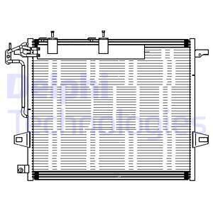 DELPHI Конденсатор, кондиционер TSP0225687