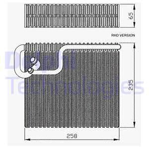 DELPHI Испаритель, кондиционер TSP0525181