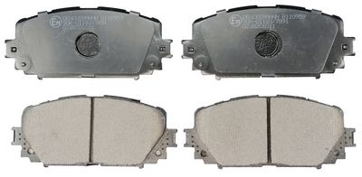 DENCKERMANN Комплект тормозных колодок, дисковый тормоз B110959