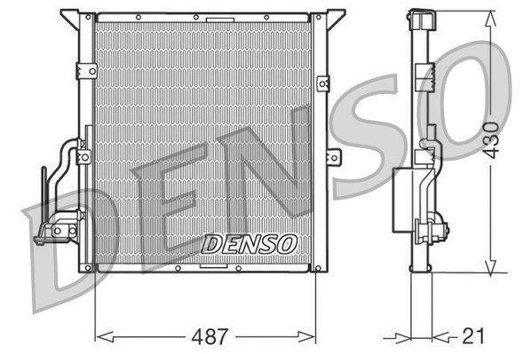 DENSO kondensatorius, oro kondicionierius DCN05002