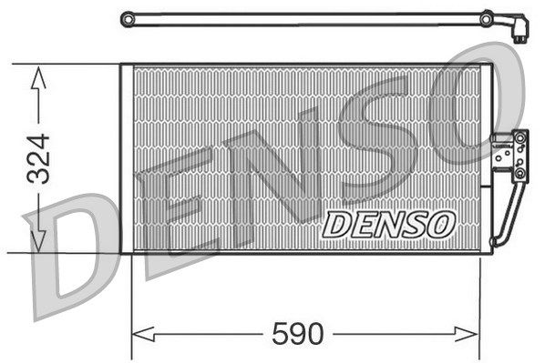 DENSO kondensatorius, oro kondicionierius DCN05006