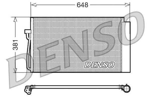 DENSO kondensatorius, oro kondicionierius DCN05017