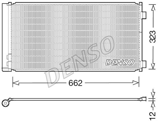DENSO kondensatorius, oro kondicionierius DCN05103