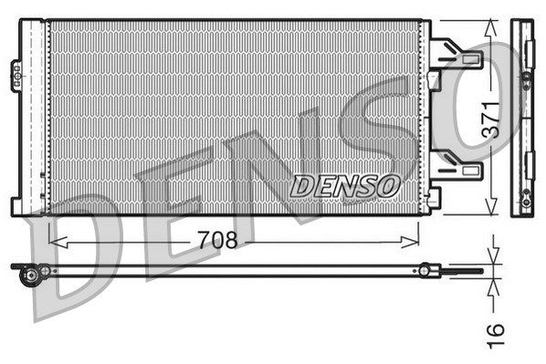 DENSO kondensatorius, oro kondicionierius DCN07002