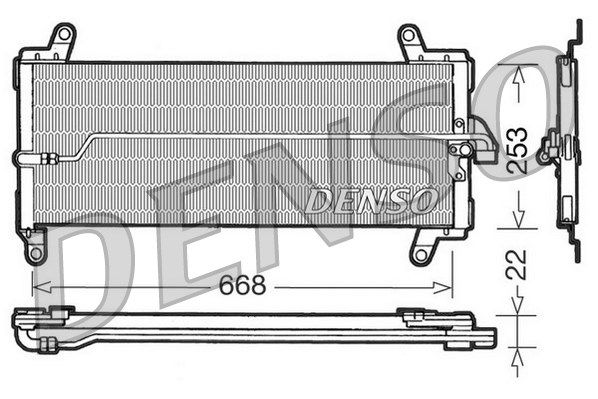DENSO kondensatorius, oro kondicionierius DCN09002