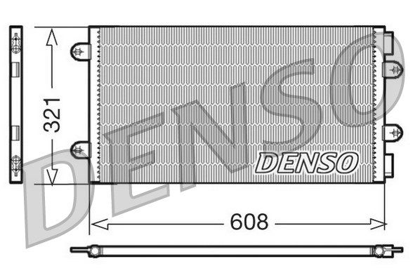 DENSO kondensatorius, oro kondicionierius DCN09104