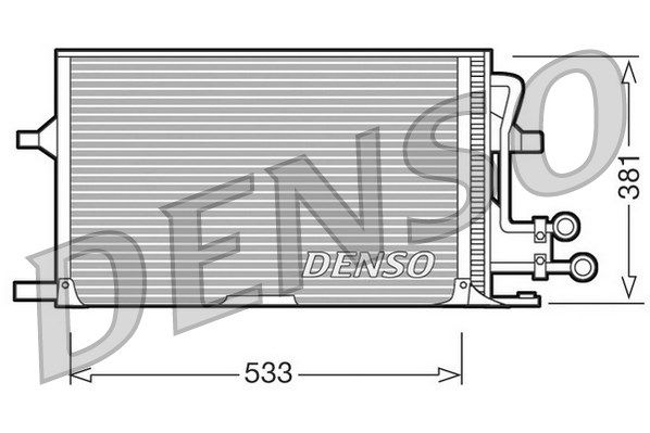 DENSO kondensatorius, oro kondicionierius DCN10003
