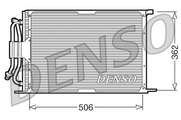 DENSO Конденсатор, кондиционер DCN10005