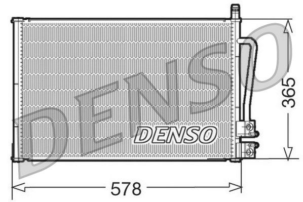 DENSO kondensatorius, oro kondicionierius DCN10008
