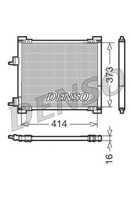 DENSO kondensatorius, oro kondicionierius DCN10015