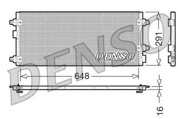 DENSO kondensatorius, oro kondicionierius DCN13003