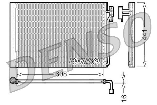 DENSO kondensatorius, oro kondicionierius DCN14001