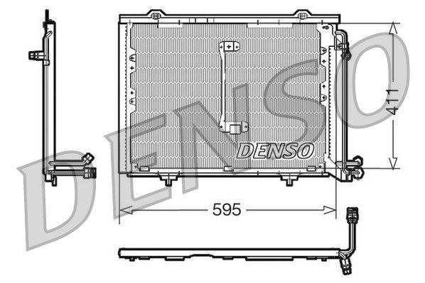 DENSO kondensatorius, oro kondicionierius DCN17013