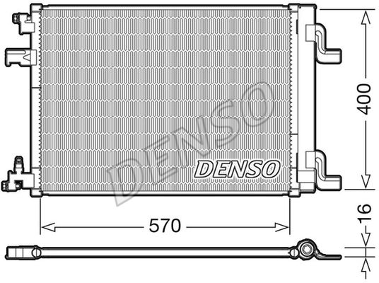 DENSO kondensatorius, oro kondicionierius DCN20001