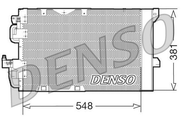 DENSO kondensatorius, oro kondicionierius DCN20005