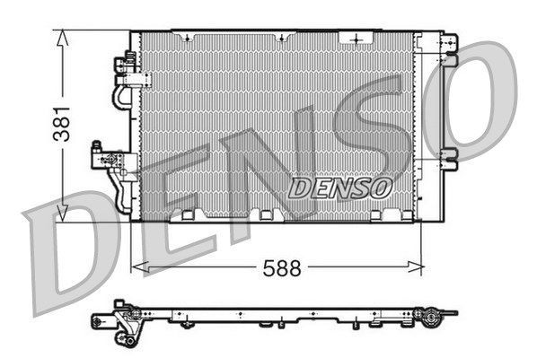 DENSO kondensatorius, oro kondicionierius DCN20010