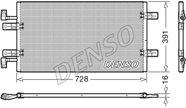DENSO kondensatorius, oro kondicionierius DCN20019