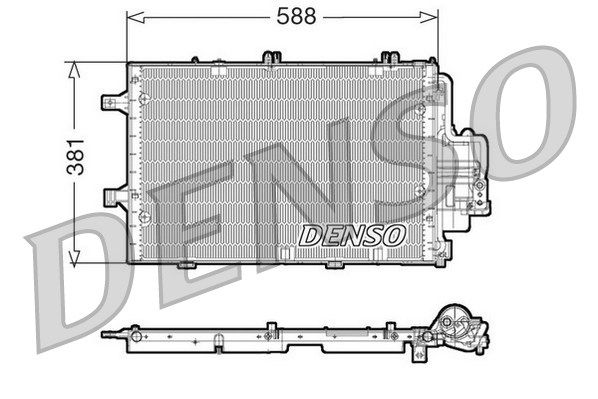 DENSO kondensatorius, oro kondicionierius DCN20020