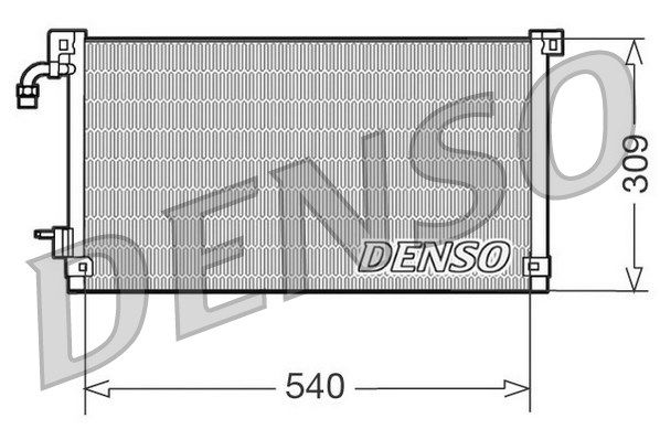 DENSO kondensatorius, oro kondicionierius DCN21004