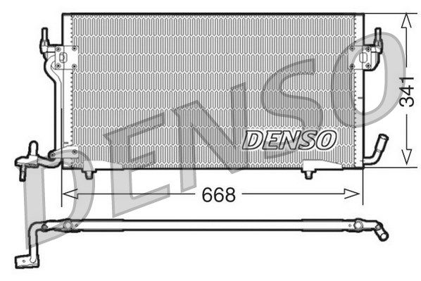 DENSO kondensatorius, oro kondicionierius DCN21011