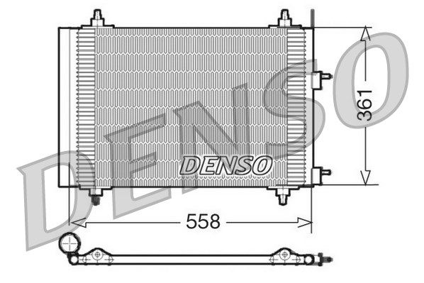 DENSO kondensatorius, oro kondicionierius DCN21015