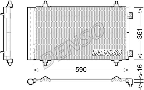 DENSO kondensatorius, oro kondicionierius DCN21018