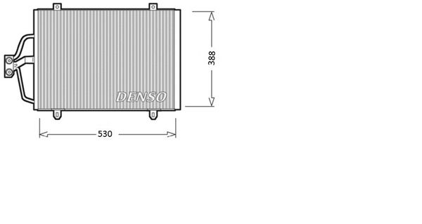 DENSO kondensatorius, oro kondicionierius DCN23003