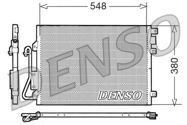 DENSO kondensatorius, oro kondicionierius DCN23008
