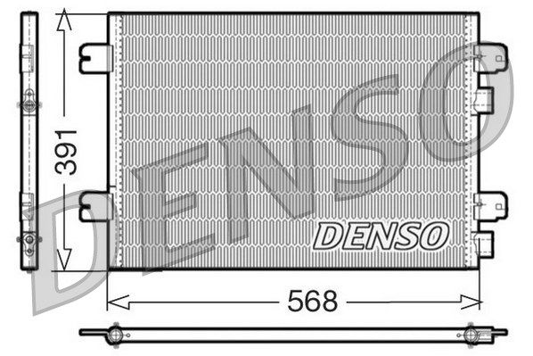 DENSO kondensatorius, oro kondicionierius DCN23011